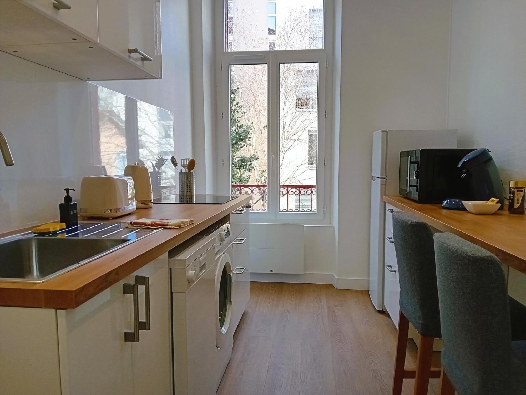 101 - Appart Renove Avec 1 Chambre Spacieuse - Tram Et Clinique Mutualiste A 1 Min เกรอน็อบล์ ภายนอก รูปภาพ